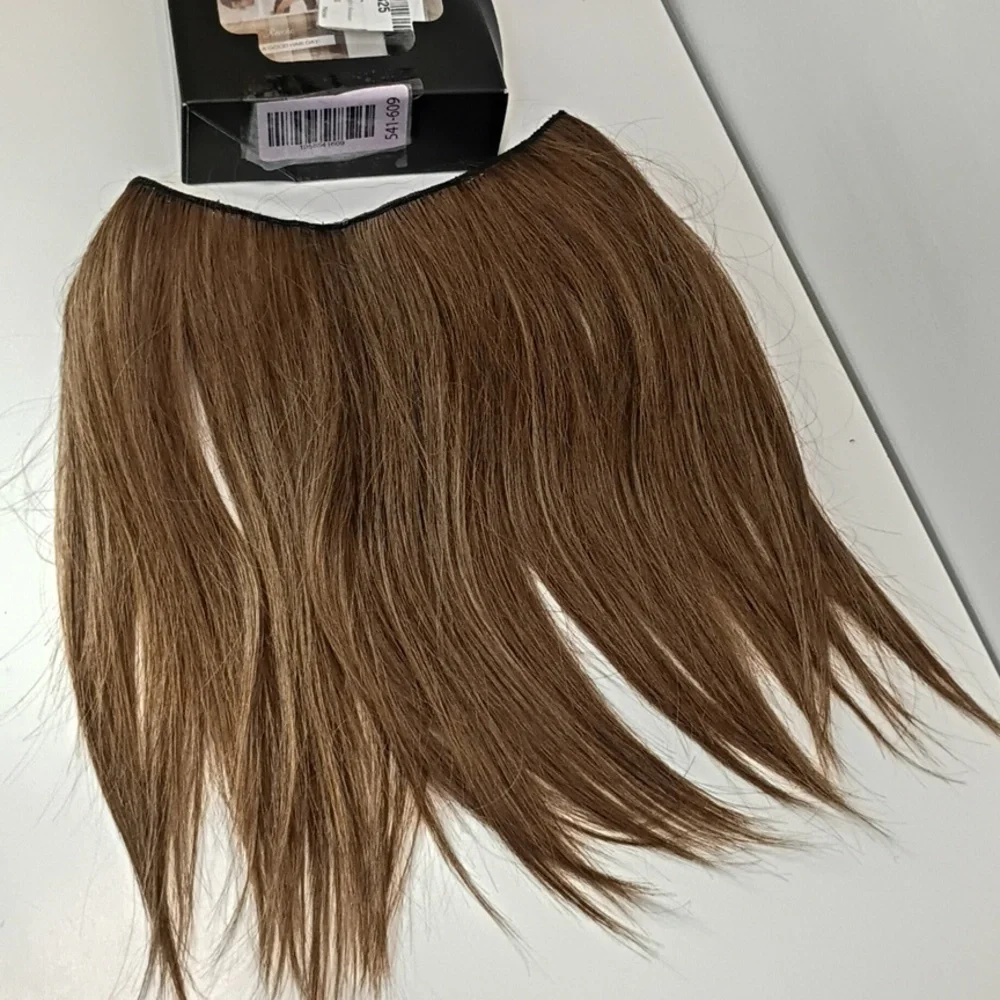 12” Invisible Wire Hair Extension – Light Brown, Adjustable, Natural Straight‎